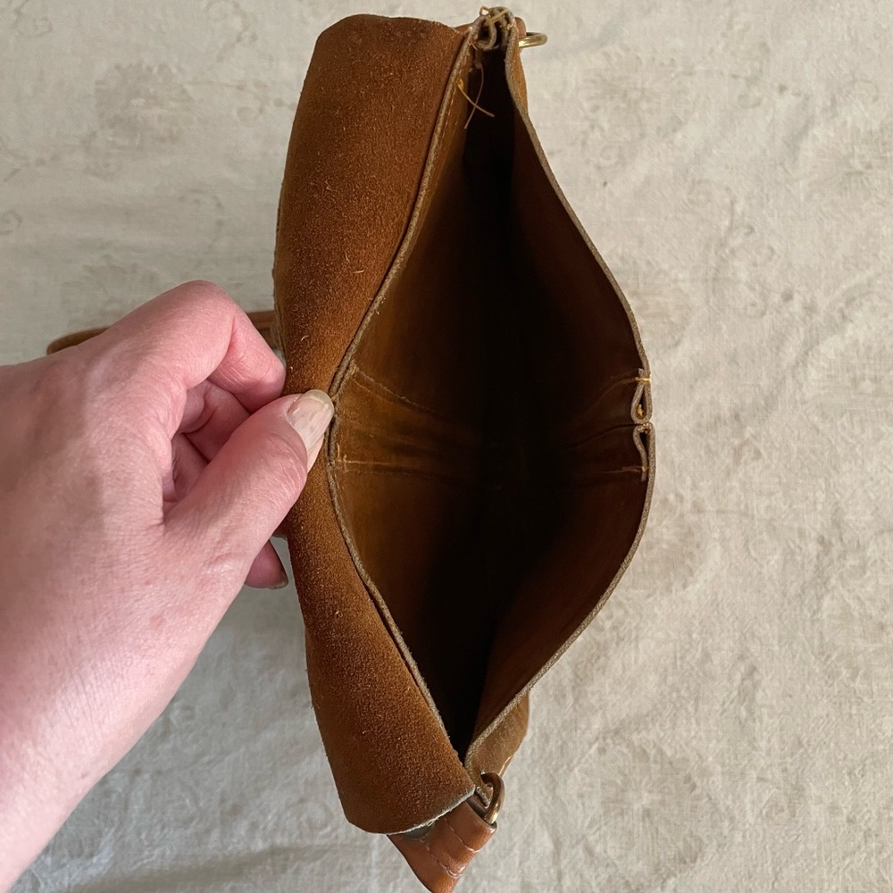 VINTAGE Boho/Western Leather Handbag - Picture 6 of 7